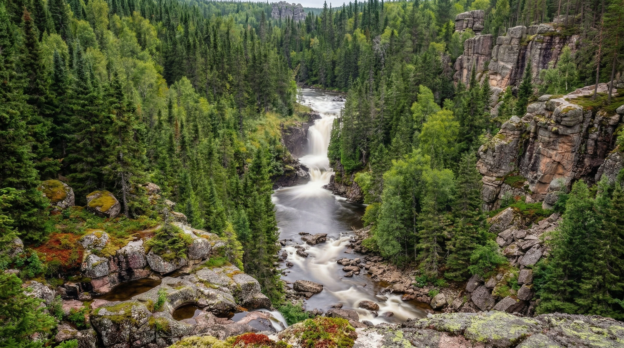 Forêt du Jura sous la brume