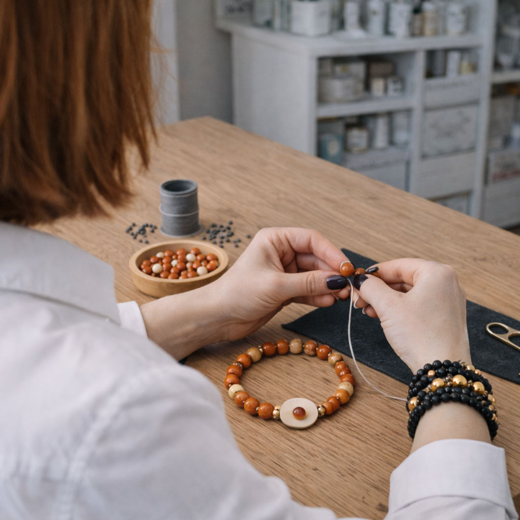 Florence dans son atelier