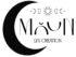 Moon LYS CREATION LOGO avec demi lune noir et blanc